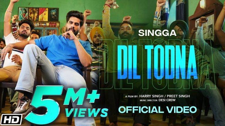 Singga Dil Todna lyrics in Hindi
